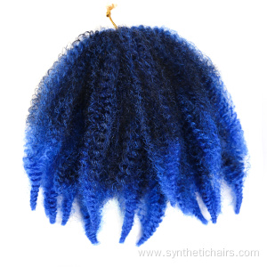 Afro Curly Crochet Braids Hair Fluffy Marley Braid